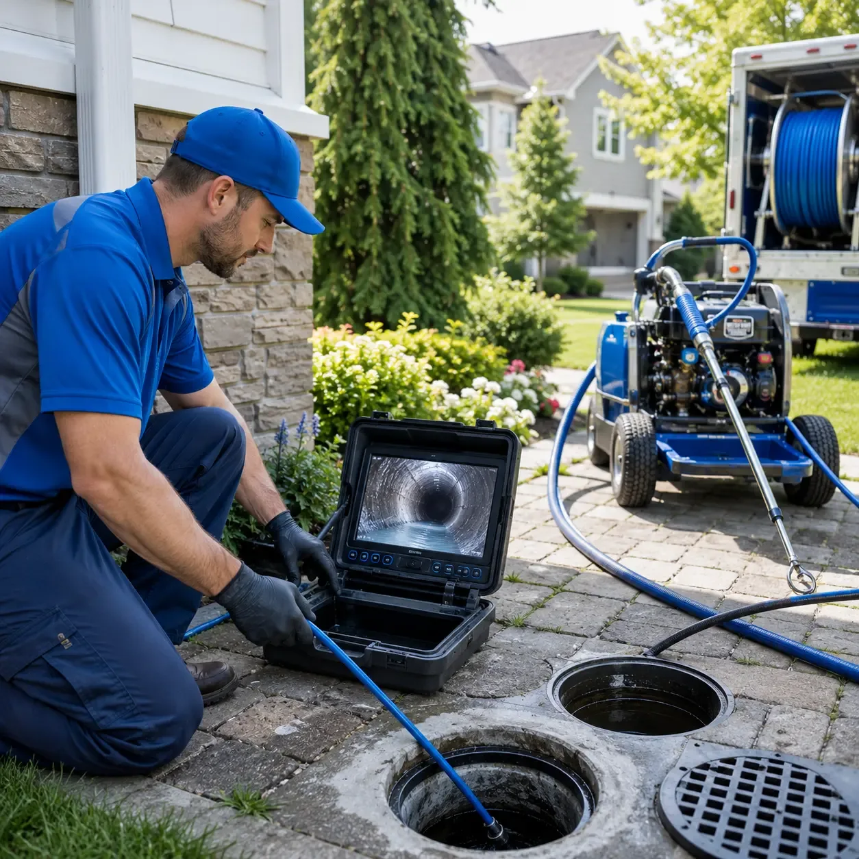 Outdoor drain cleaning professionals serving Coldspring, TX